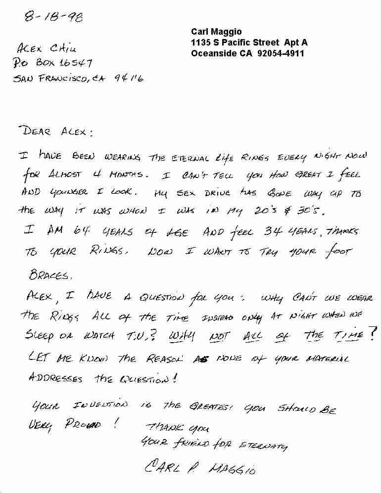 A letter from a friend